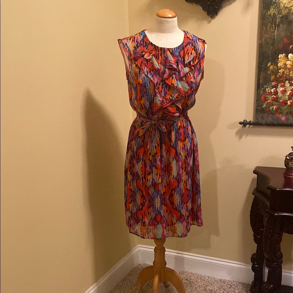 Multicolor Sleeveless Dress
